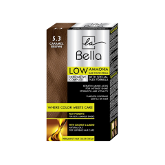 LABELLA Noturīga matu krēmkrāsa ar zemu amonjaka saturu “Color&CARE Low Ammonia
