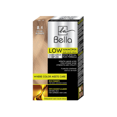 LABELLA Noturīga matu krēmkrāsa ar zemu amonjaka saturu “Color&CARE Low Ammonia