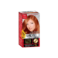 LADY IN COLOR noturīga matu krēmkrāsa 16 Mango