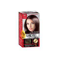 LADY IN COLOR noturīga matu krēmkrāsa 20 Zelta kastanis