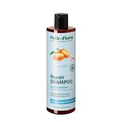 FOLK&FLORA šampūns Repair krāsotiem un bojātiem matiem 400ml