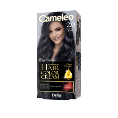DELIA CAMELEO OMEGA II noturīga krēmveida matu krāsa 2.0 Zili-Melna