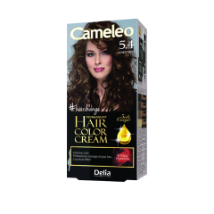 DELIA CAMELEO OMEGA II noturīga krēmveida matu krāsa 5.4 Kastaņkrāsa