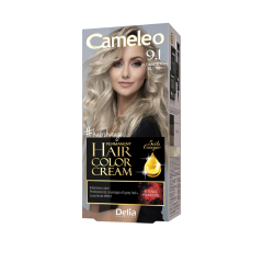 DELIA CAMELEO OMEGA II noturīga krēmveida matu krāsa 9.1 Ultra pelnu blonds