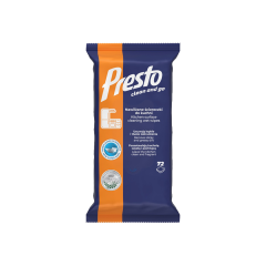 PRESTO mitrās salvetes virtuves tīrīšanai 72 gb