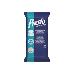 PRESTO mitrās salvetes vannas istabas tīrīšanai 72 gb 1460