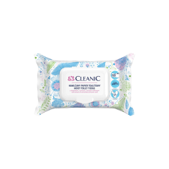 CLEANIC mitrais tualetes papīrs ar kumelīšu ekstraktu un pienskābi 60gb CLEANIC mitrais tualetes papīrs ar kumelīšu ekstraktu un pienskābi 60gb