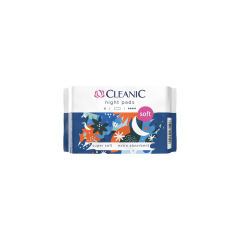 CLEANIC SOFT NIGHT higiēniskās paketes 8gb