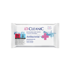 CLEANIC mitrās salvetes 15gb, bioloģiski noārdāms 0316 CLEANIC mitrās salvetes 15gb, bioloģiski noārdāms 0316