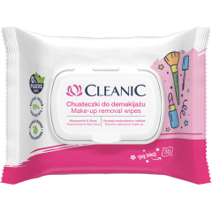 CLEANIC I Love Make Up mitrās salvetes kosm. noņemšanai  ar alveju un niacinamīdu, 30 gab 1856