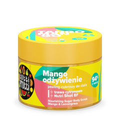 FARMONA TUTTI FRUTTI Sugar barojošs cukura ķermeņa skrubis Mango un Citronzāle 300 gr.
