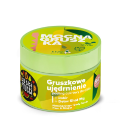 FARMONA TUTTI FRUTTI Sugar nostiprinošs cukura ķermeņa skrubis Bumbieris un Ingvers 300 gr.