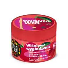 FARMONA TUTTI FRUTTI Sugar izlīdzinošs cukura ķermeņa skrubis Ķirsis un Vaniļa 300 gr.