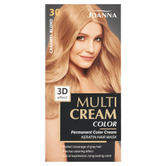 JOANNA MULTI CREAM COLOR noturīga matu krāsa 30 gaiša karamele