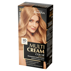 JOANNA MULTI CREAM COLOR noturīga matu krāsa 30 gaiša karamele JOANNA MULTI CREAM COLOR noturīga matu krāsa 30 gaiša karamele