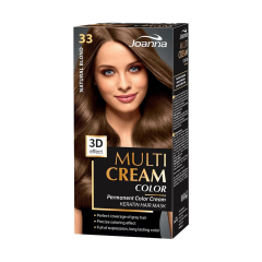 JOANNA MULTI CREAM COLOR noturīga matu krāsa 33 dabīgs blonds