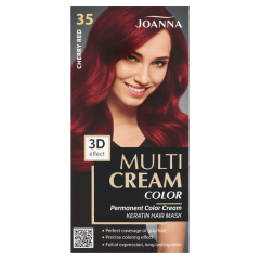 JOANNA MULTI CREAM COLOR noturīga matu krāsa 35 kiršu sarkans