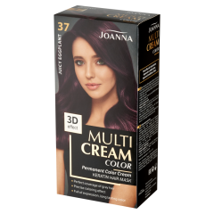 JOANNA MULTI CREAM COLOR noturīga matu krāsa 37 sulīgs baklažāns JOANNA MULTI CREAM COLOR noturīga matu krāsa 37 sulīgs baklažāns