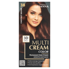 JOANNA MULTI CREAM COLOR noturīga matu krāsa 38 kastanbrūns