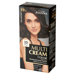 JOANNA MULTI CREAM COLOR noturīga matu krāsa 39.5 tējas brūns JOANNA MULTI CREAM COLOR noturīga matu krāsa 39.5 tējas brūns