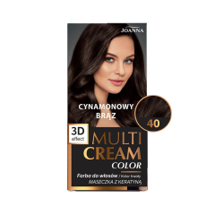 JOANNA MULTI CREAM COLOR noturīga matu krāsa 40 kaneļa brūns