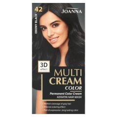 JOANNA MULTI CREAM COLOR noturīga matu krāsa 42 melnkoka melns