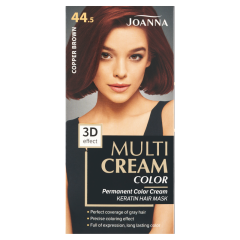 JOANNA MULTI CREAM COLOR noturīga matu krāsa 44.5 vara brūns