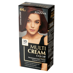 JOANNA MULTI CREAM COLOR noturīga matu krāsa 44.5 vara brūns JOANNA MULTI CREAM COLOR noturīga matu krāsa 44.5 vara brūns
