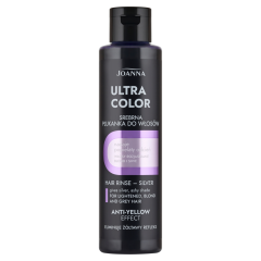 JOANNA ULTRA COLOR Skalošanas līdzeklis sirmiem, blondiem un balinātiem matiem Sudraba tonis 150ml