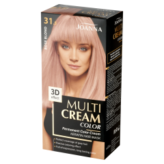 JOANNA MULTI CREAM COLOR noturīga matu krāsa 31.5 rozā blonds JOANNA MULTI CREAM COLOR noturīga matu krāsa 31.5 rozā blonds