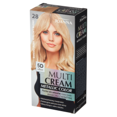 JOANNA MULTI CREAM COLOR noturīga matu krāsa 28 ļoti gaiši pērļu blonds JOANNA MULTI CREAM COLOR noturīga matu krāsa 28 ļoti gaiši pērļu blonds