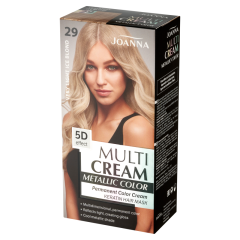 JOANNA MULTI CREAM COLOR noturīga matu krāsa 29 ļoti gaiši pelnu blonds