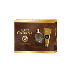 LA RIVE. CABANA dāvanu komplekts vīriešiem (Tualetes ūdens un dušas želeja) NEW 1739