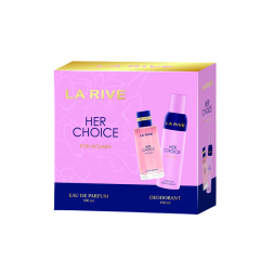 LA RIVE. HER CHOICE dāvanu komplekts sievietēm (Parfimērijas ūdens un dezodorants) 2590