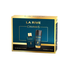 LA RIVE. COLOSSUS dāvanu komplekts vīriešiem (Tualetes ūdens un dezodorants) 6765 new