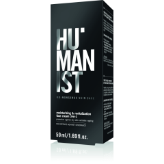 DELIA HUMANIST Mitrinošs un atjaunojošs sejas krēms vīriešiem 3 in 1 50ml