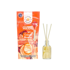 LA CASA AROMAS šķidrais gaisa aromatizētājs ar nūjiņām 30ml KANELIS APELSĪNS 4879 LA CASA AROMAS šķidrais gaisa aromatizētājs ar nūjiņām 30ml KANELIS APELSĪNS 4879