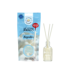 LA CASA AROMAS šķidrais gaisa aromatizētājs ar nūjiņām 30ml KOKVILNA 6729 LA CASA AROMAS šķidrais gaisa aromatizētājs ar nūjiņām 30ml KOKVILNA 6729