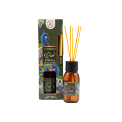 LA CASA AROMAS SAFARI šķidrais gaisa aromatizētājs ar nūjiņām 95 ml APELSĪNS UN AMBRA 9683