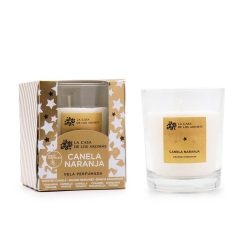 LA CASA AROMAS aromātiskā svece 120g APELSĪNS UN KANĒLIS 0818