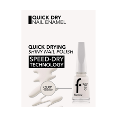 Flormar QUICK DRY nagu laka QD01 new Flormar QUICK DRY nagu laka QD01 new