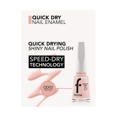 Flormar QUICK DRY nagu laka QD02 new Flormar QUICK DRY nagu laka QD02 new