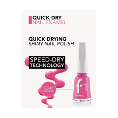 Flormar QUICK DRY nagu laka QD45 new Flormar QUICK DRY nagu laka QD45 new
