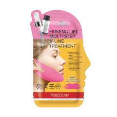 PUREDERM Firming Lift divpakāpju sejas ovāla liftinga komplekts V-līnijas veidošanai