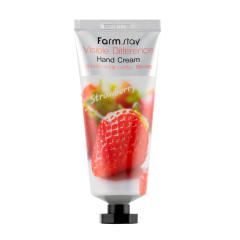 FARMSTAY VISIBLE DIFFERENCE roku krēms ar zemeņu ekstraktu STRAWBERRY 100ml FARMSTAY VISIBLE DIFFERENCE roku krēms ar zemeņu ekstraktu STRAWBERRY 100ml