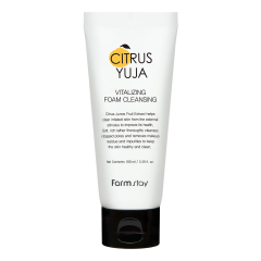 FARMSTAY CITRUS YUJA Vitalizējošas attīrošās putas sejai 100ml 60260 FARMSTAY CITRUS YUJA Vitalizējošas attīrošās putas sejai 100ml 60260