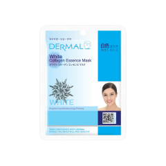 DERMAL Collagen Essence Sejas auduma maska 23g WHITE DERMAL Collagen Essence Sejas auduma maska 23g WHITE