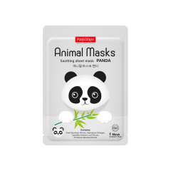 PUREDERM Skin Solution Animal Masks nomierinoša auduma sejas maska ar apdruku “Panda” 9500