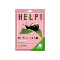 BERGAMO HELP maska ar melnā gliemeža sekrētu, 25 ml
