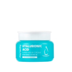 FARMSTAY Hyaluronic Acid Super Aqua mitrinošs sejas krēms sausai un kairinātai ādai 00970